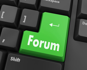 Fototapeta premium forun keyboard