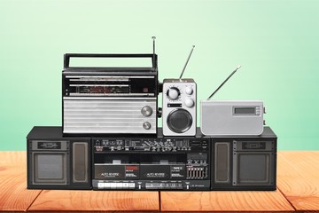 Obraz premium Radio, Retro Revival, Music.