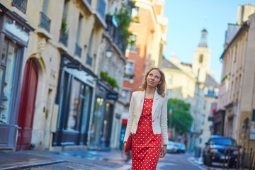 Beautiful young woman in Paris