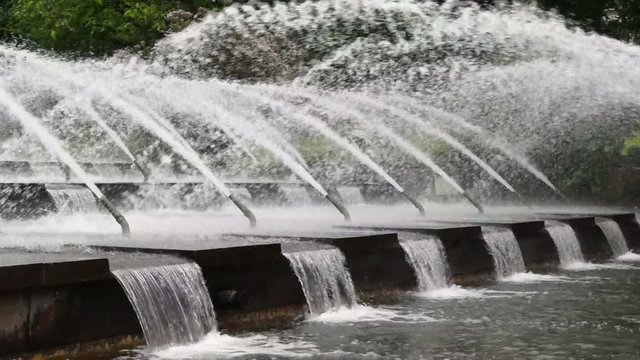 Springbrunnen im Park Planten un Bloomen