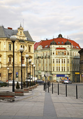 Fototapeta na wymiar Old building in Bielsko-Biala. Poland