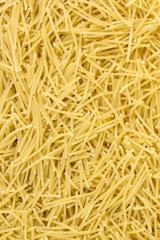 raw pasta background close up