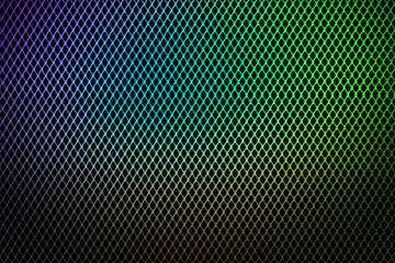 Colorful grate metallic background