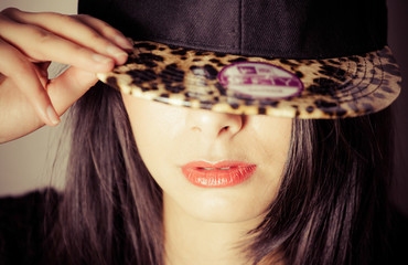 Girl with NY cap