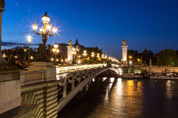 Fototapeta premium Bridge of the Alexandre III in Paris