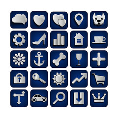 25 web icons  set