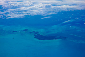 Fototapeta na wymiar Aerial view of Bahamas