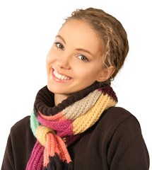 Obraz premium Women, Smiling, Winter.