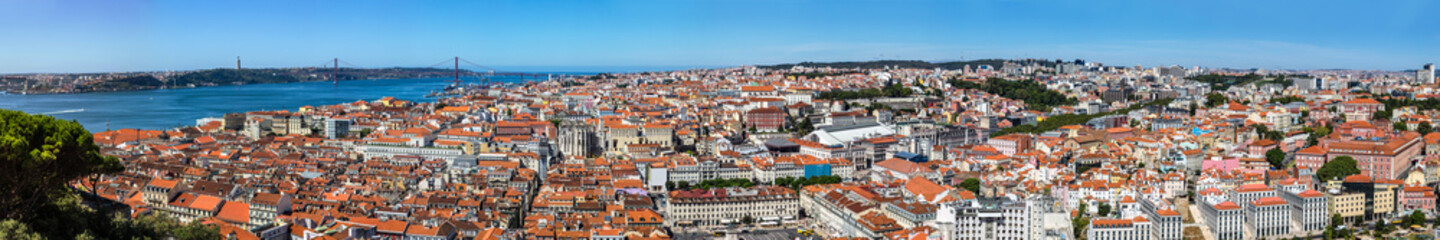 Naklejka na ściany i meble Lisbon Skyline