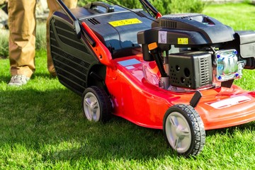 Lawn Mower, Gardening, Men.