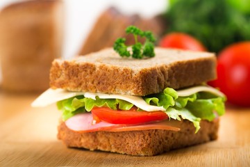 Sandwich, Food, Bread.