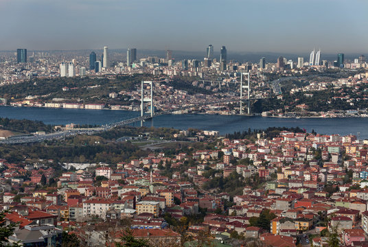 Bosphorus bridge from camlica