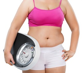 Overweight, Exercising, Women.
