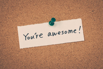 you're awesome