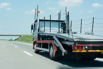 Truck on the high way