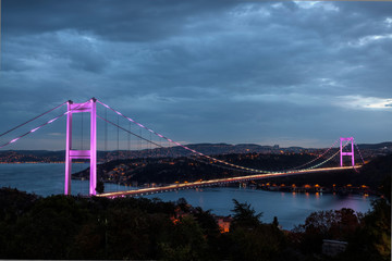 Obraz na płótnie Canvas Fatih Sultan Mehmet Bridge