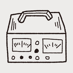 electricity measurer doodle