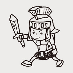 knight doodle