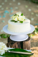 White Wedding Cake