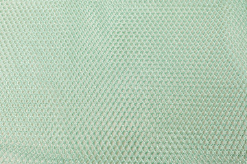 close up abstract plastic net texture for green background