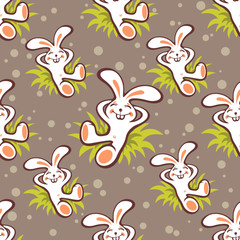 bunny seamless pattern