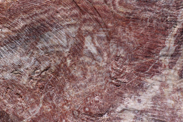 close up of red stone texture