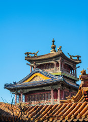 Chinese pavilion in Forbidden City