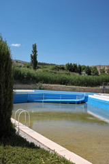 Piscine bleue