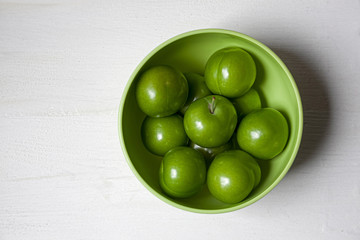 Green plums