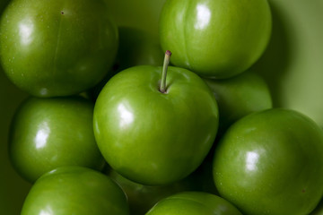 Green plums