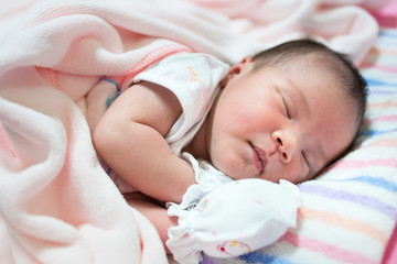 Cute newborn baby