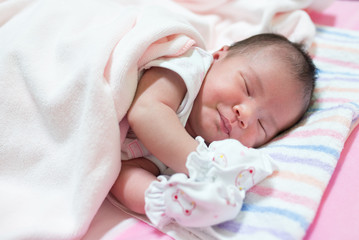 Cute newborn baby