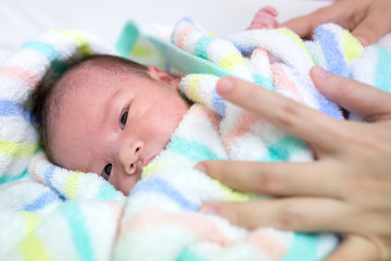 Cute newborn baby