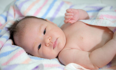 Cute newborn baby