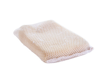 Old Glass washing sponge, whit Clipping Path
