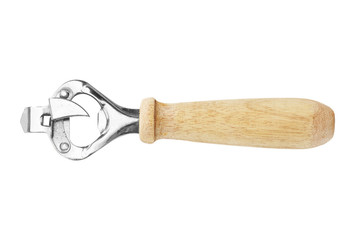 bottle opener on white background