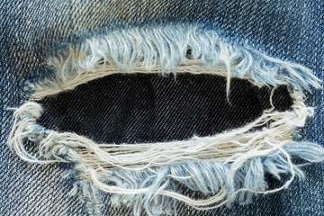 denim jeans with old torn of fashion jeans design