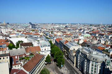 Fototapeta na wymiar Blick über Wien