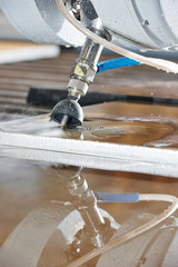 metalworking  cutting with water jet