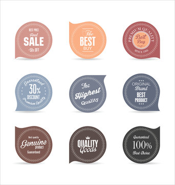 Modern badges collection © totallyout