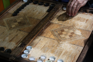 The backgammon Competition game