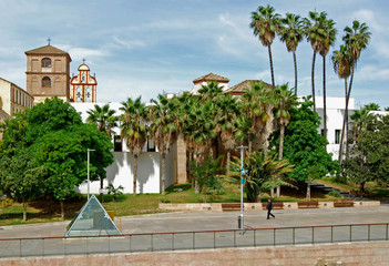Fototapeta na wymiar Málaga, Andalucía, calle Alcazabilla, ciudad, paisaje urbano