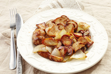 roasted mushrooms