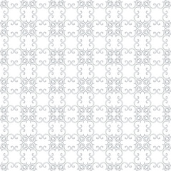 Floral seamless wallpapers in the style of Baroque . Can be used