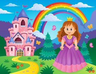 Obraz na płótnie Canvas Princess theme image 2