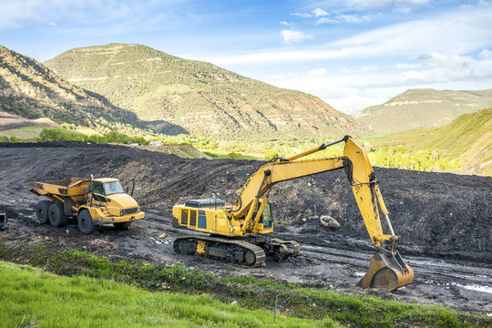 Specialised machines used to coal excavation