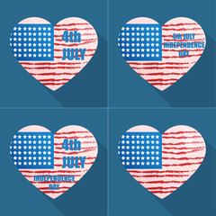 Obraz premium love for the United States