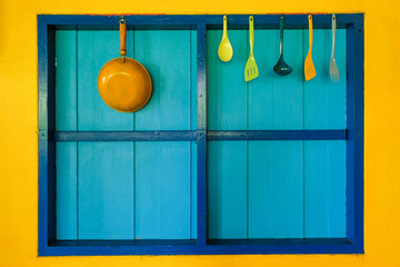 Pop art style wall decoration