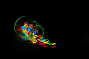 Invert color of a button in jar