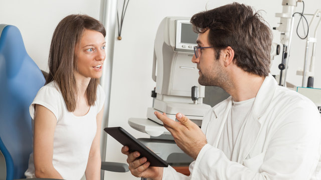 At the Optician